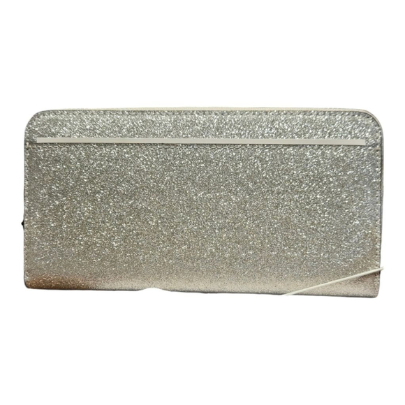 Kate Spade Wallet, Silver Glitter - Picture 5 of 16